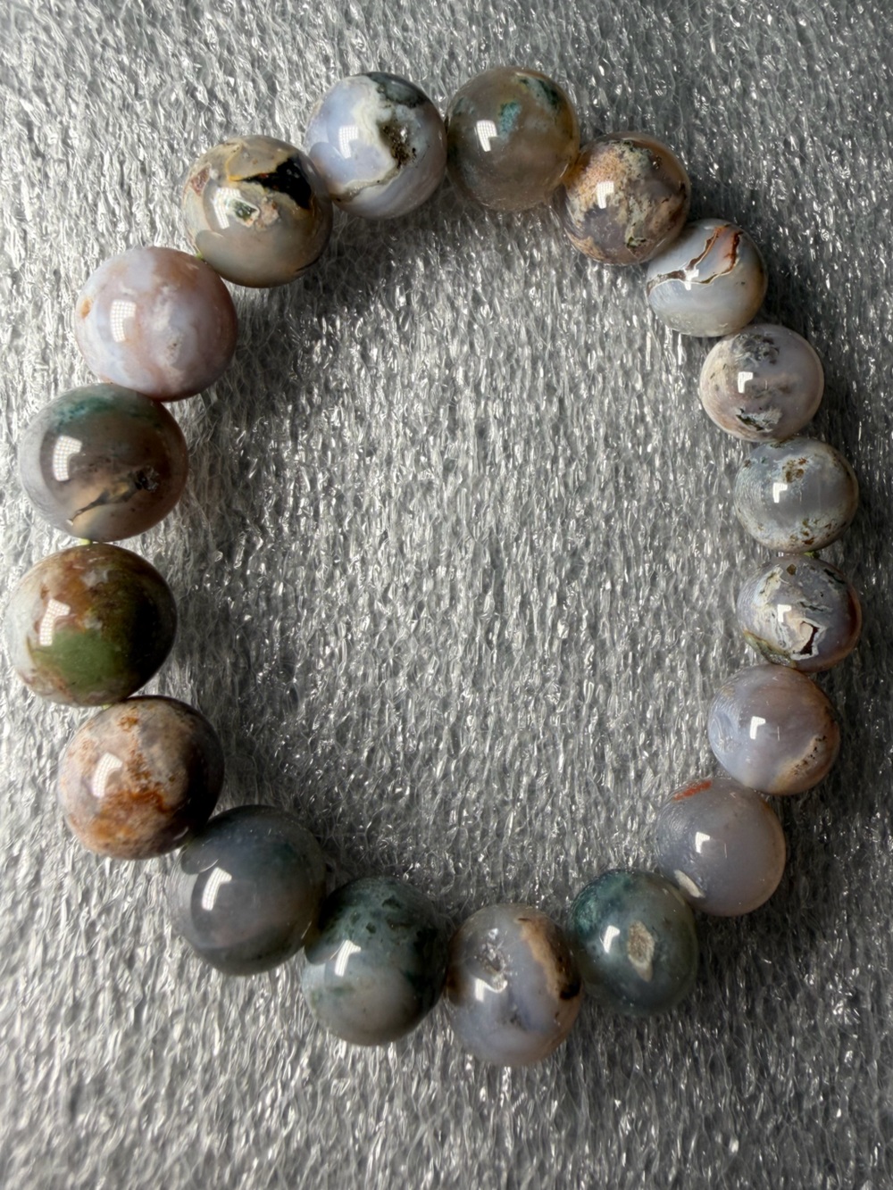 11MM Blue Ocean Jasper Natural Crystal Bracelet